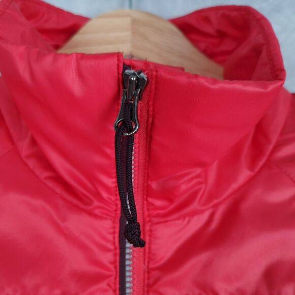 The North Face Jacket Womens Medium Red Blaze Lightweight Quilted Packable - Picture 3 of 16